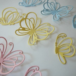 3pc. Recortes de papel de borboleta, recortes de papel de borboleta, para scrapbooking e criação de cartões, diário de lixo