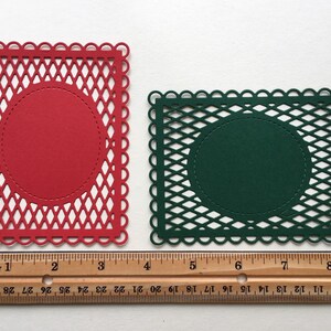 Die Cut Card Front Card Front Embellishment Background - Etsy