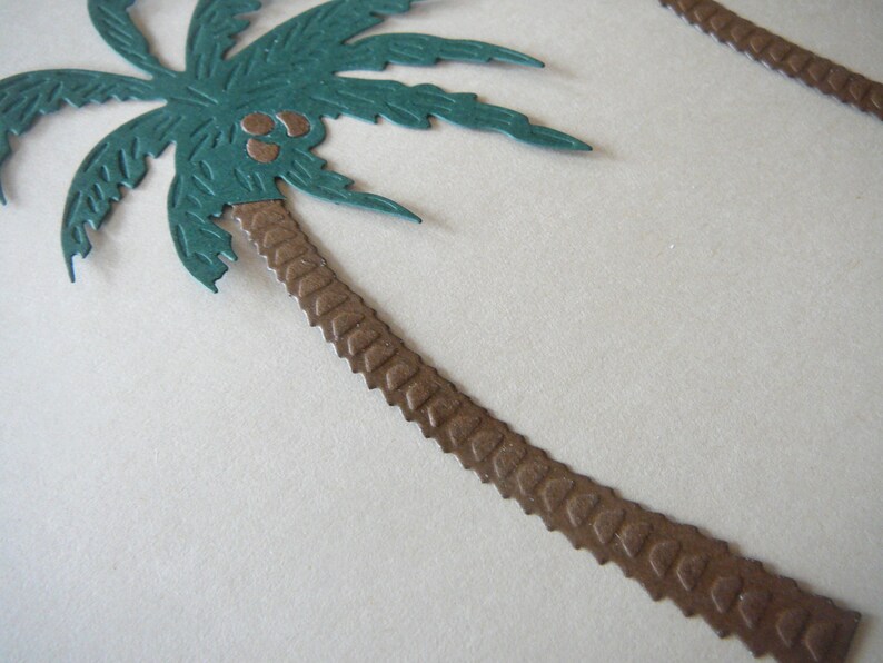 Palm Tree Die Cut Embellishment for Scrapbooking & Card Making Etsy