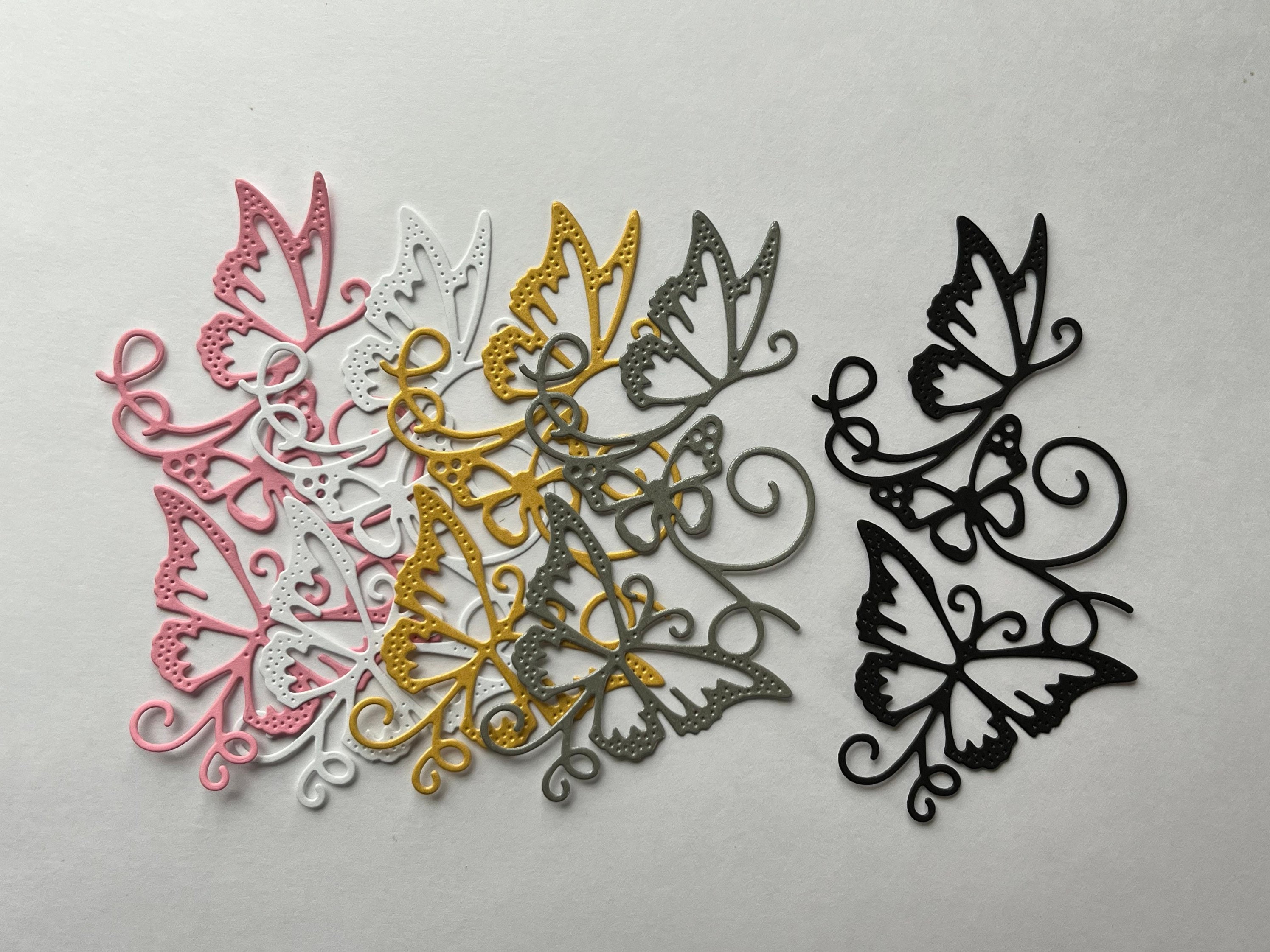 Butterfly Paper Die Cut, Butterfly Paper Cut Outs, for Scrapbooking and ...
