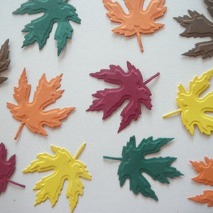 Leaf Die Cuts ~ Leaf Cut Outs ~ Fall Embellishment ~ Leaves ~ Card Embellishments ~ Scrapbooking ~ Card Making