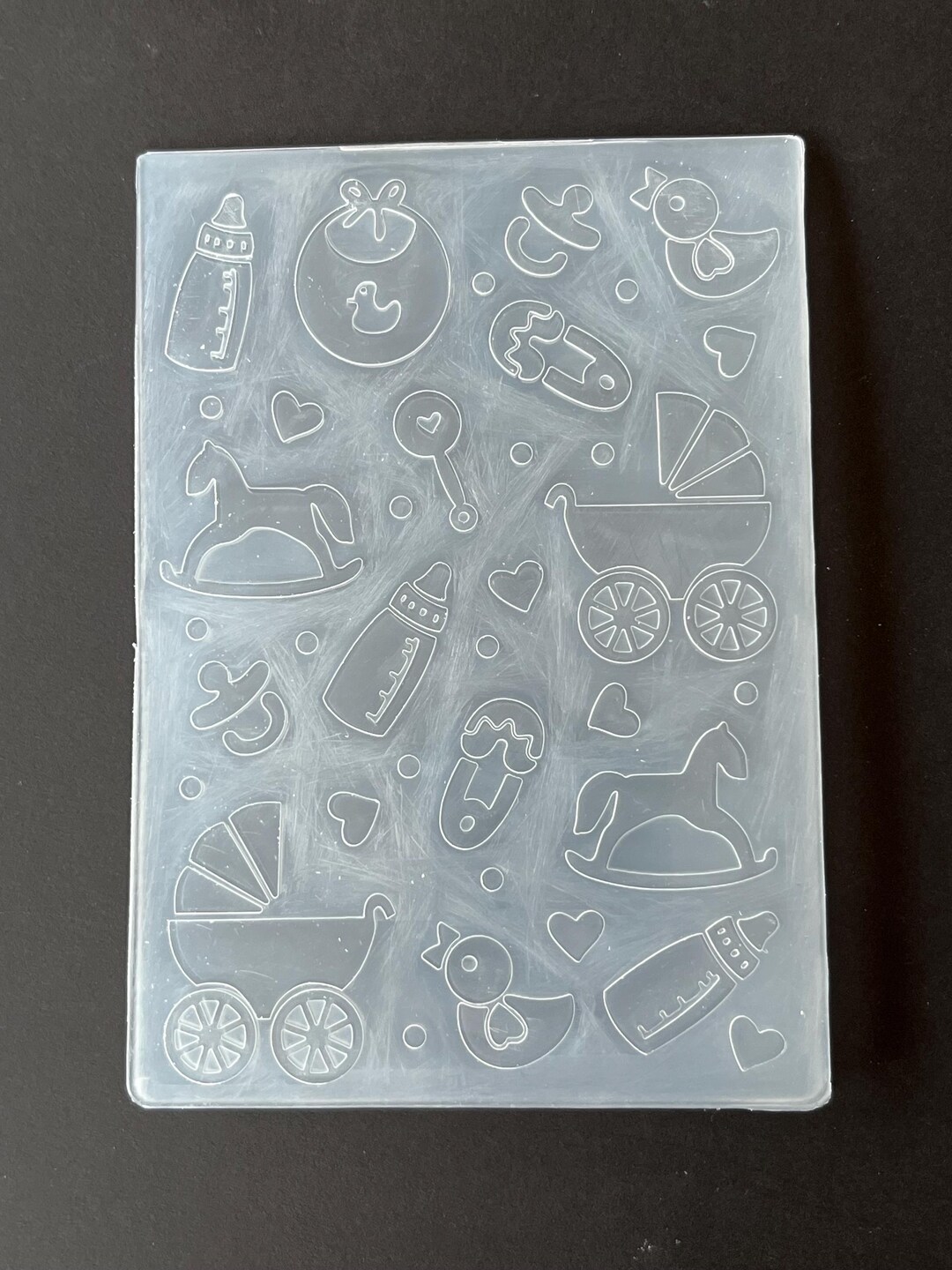 Baby Embossing Folder for Card Making, Scrapbooking, Junk Journaling - Etsy