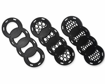 Support d'emblème Audi pour calandre nid d'abeille adaptable – Support de calandre avant imprimé en 3D compatible avec A1, A2, A3, A4, A5, A6, A7, A8