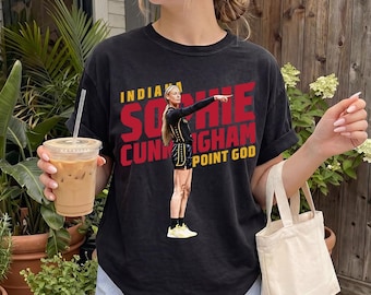 Comfort Color Sophie Cunningham Point God Shirt, Women Basketball Vintage Shirt, Retro Sport Fan Shirt