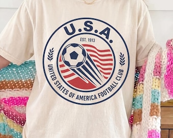 90s United States Soccer Shirt, Retro USA Team Graphic Tee, Retro Sport Fan Shirt