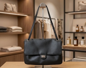 Underarm Shoulder Bag for Women, Leather Tote Bag, Elegant Minimalist Commuter Bag, Genuine Leather Handbag