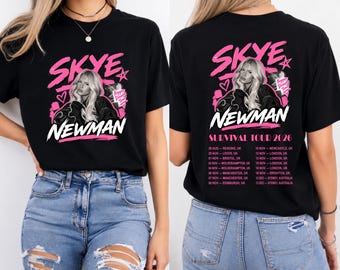 Skye Newman Survival Tour 2026 Shirt, Skye Newman Concert Inspired T Shirt, Front Back Tour Merch Tee, Skye Newman Fan Gift Unisex Adult Top