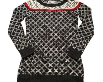 Vtg 2890 Women’s Alpaca Blend Winter Ski Sweater Retro Pullover Sz. S