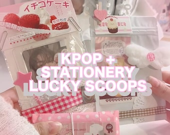 K-Pop Lucky Scoop Mystery Pack | Photocards, Stickers & Stationery