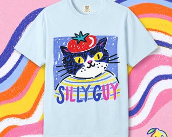 Camiseta unisex de gato gracioso / Camiseta unisex de gato absurdo y divertido