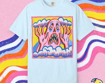 Camiseta surrealista de tipo raro / Camiseta unisex absurda y peculiar