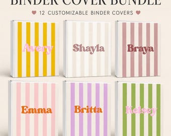 Binder Covers - Digital/Editable