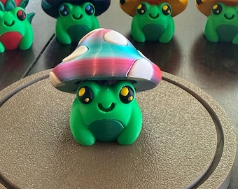 3D Printed Clicker Frog Fidget Toy – Articulated PLA Desk Toy – Sensory Click Toy – Cute Gift for Kids & Adults