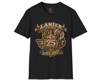 Koszulka Lanier Vikings 25 z rocznika 2001 | Koszulka na zjazd absolwentów