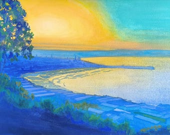 St Andrews Sunburst - Original Watercolour Painting with Signed Book | Collector's Package No. 1 |