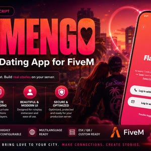 FiveM Dating App—The REAL Dating App for FiveM | Real Matches · Real Players · Double Dates