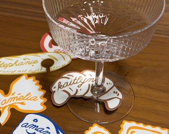 Italian Theme Wine Stem Tags TEMPLATE