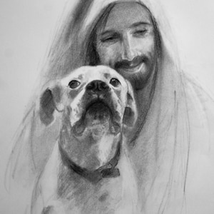 Boxer with Jesus.  The Old Boxer