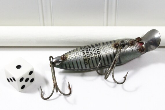 Heddon River Runt Spook Floater, Maroon and Gray 3