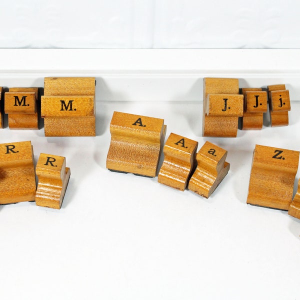 Wooden Handle Stamp Etsy