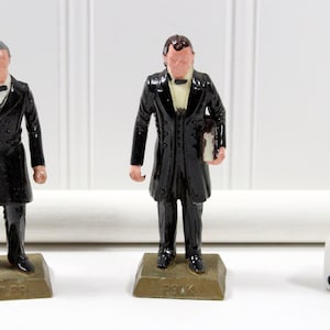 Two Marx Toy Presidents; John Tyler and James K. Polk