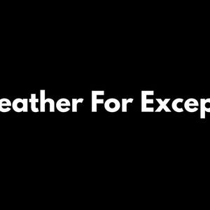 May include: A black background featuring the white text "Exceptional Leather For Exceptional People" centered in the middle. The font is a clean, sans-serif typeface that stands out clearly against the dark, solid black backdrop of the image.