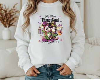 Retro Spooky Mouse Halloween Shirt, Vintage Castle Graphic Tee, Family Vacation Tshirt