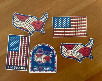 4th of July - Singular Sticker
