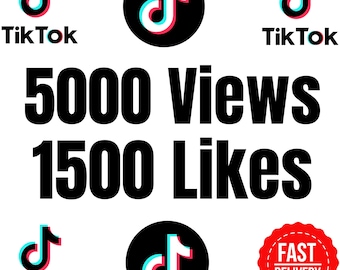 5000 TikTok Views + 1500 TikTok Liting, Social Media Wachstum, kes Service, TikTok Promotion, TikTok MarkeEngagement Boost