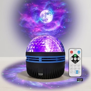 Aurora Star Projector Night Light Galaxy Ocean Wave Projector LED Kids Bedroom Light |USB Ceiling Projector