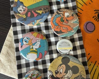 Oh BUOY! (SUMMER EXCLUSIVE) - Curated Pin-Back Button Set (6 pack) | Mickey and Friends Summer | Disney Comic Inspired