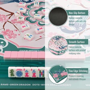 Paradise Pink Complete Mahjong Collection | Custom American Mahjong Bundle image 4