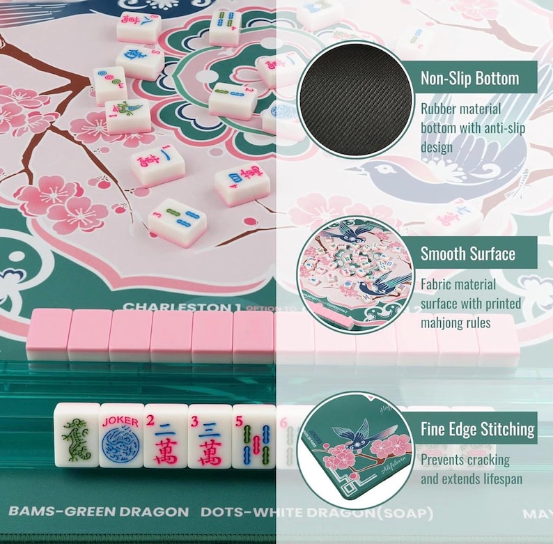 Paradise Pink Complete Mahjong Collection | Custom American Mahjong Bundle image 4