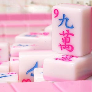 Paradise Pink Complete Mahjong Collection | Custom American Mahjong Bundle image 13