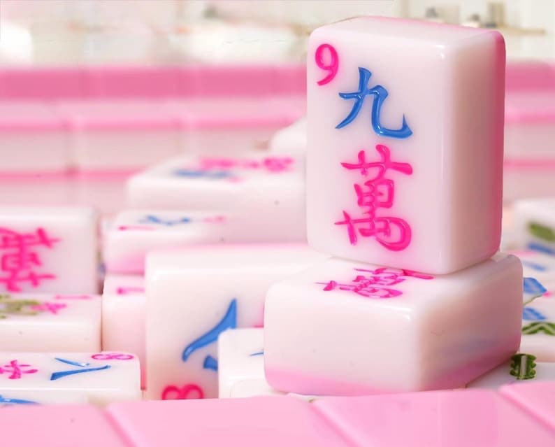 Paradise Pink Complete Mahjong Collection | Custom American Mahjong Bundle image 13