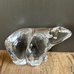 Hadeland Norway Glass Polar Bear - Etsy