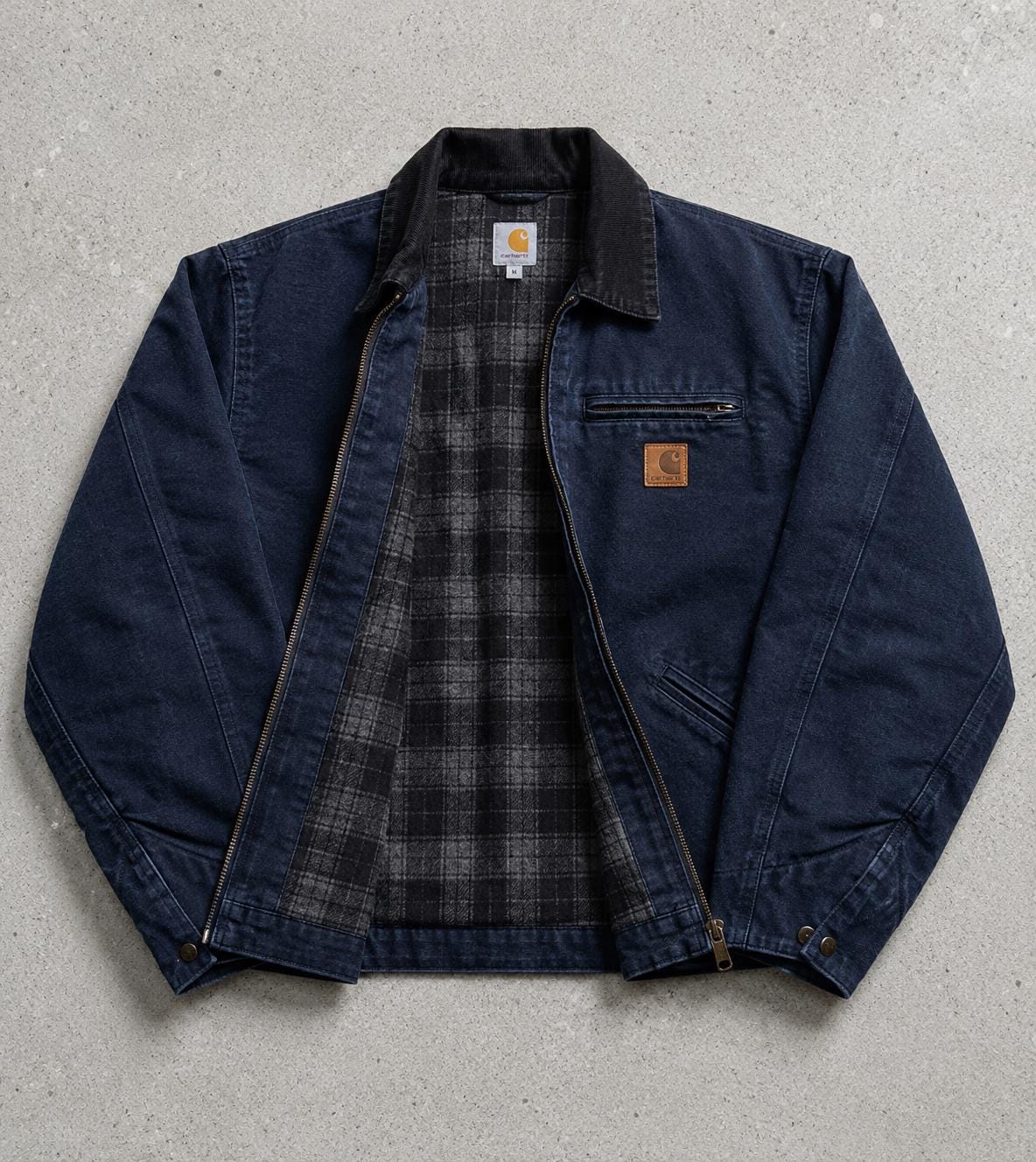 Navy Carhartt Jacket Xl - Etsy