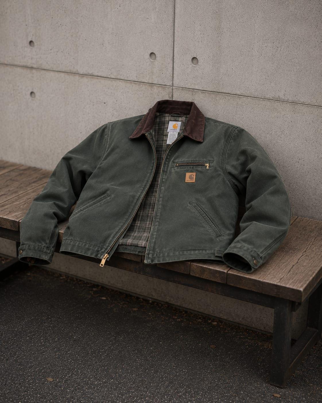 Green Carhartt Jacket - Etsy Canada
