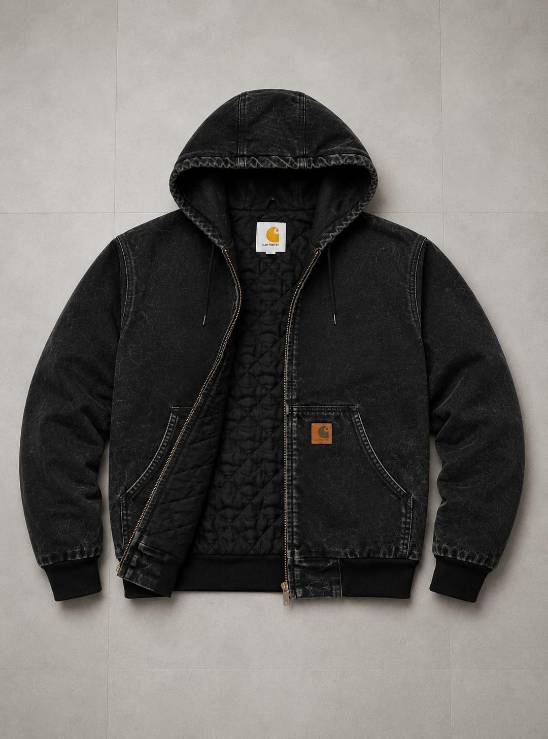 Carhartt アクティブジャケット ビンテージ J130 BLK Carhartt J130 Black - Etsy