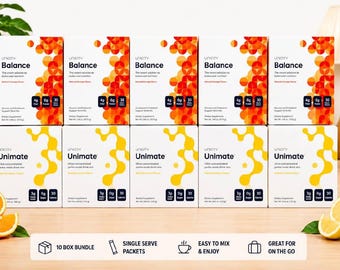Unicity Balance & Unimate Drink Mix Bundle (10 Boxes)