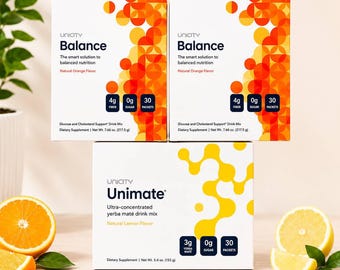 Unicity Balance & Unimate Drink Mix Bundle (3 Boxes)