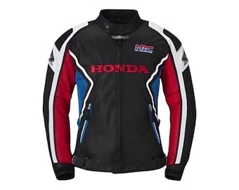 Honda Motorcycle Racing\Riding Mesh Fabric Summer Jacket . With Protectors