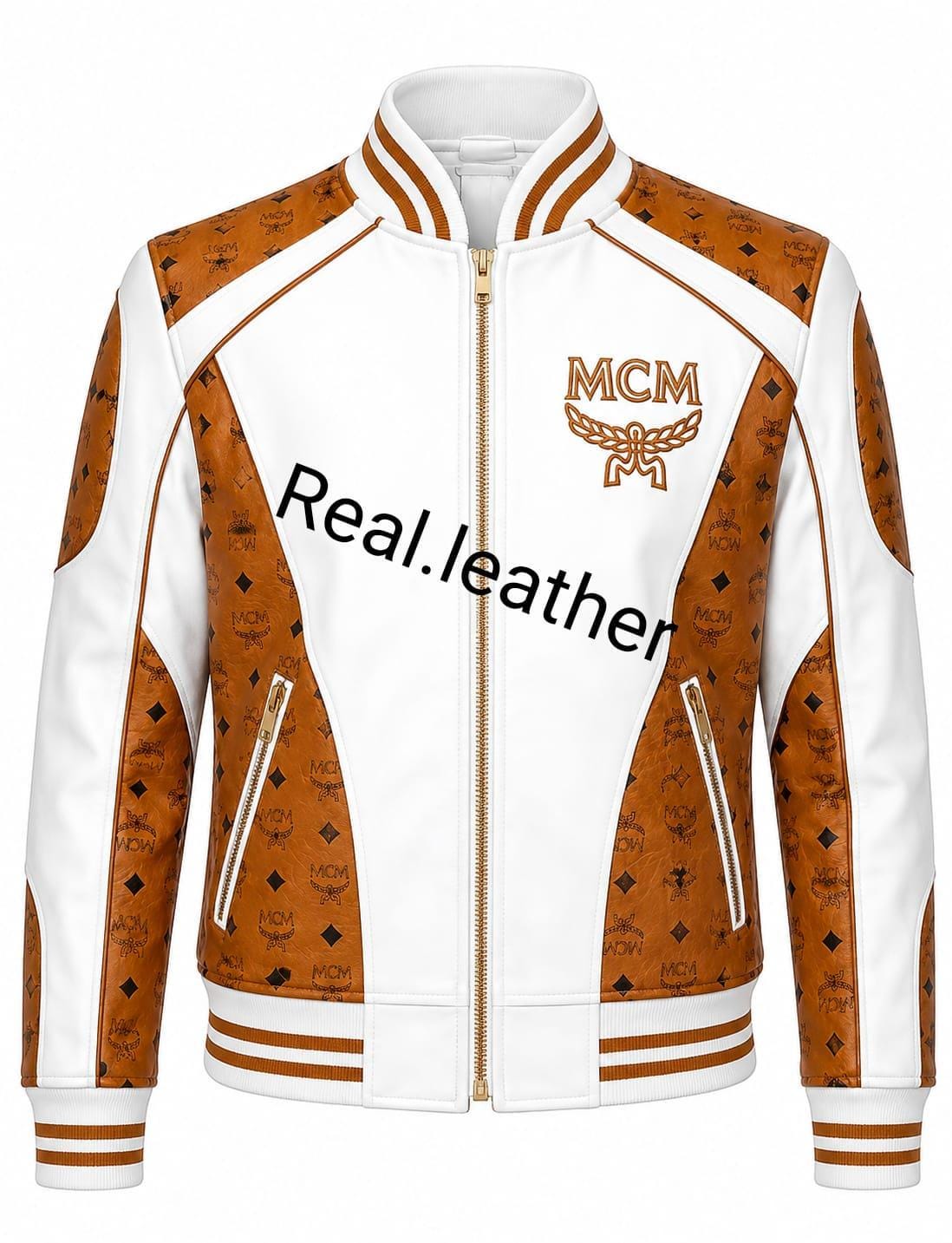 mcm ライダースジャケット Mcm Leather Jacket - Etsy