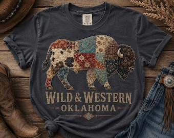 Quilted Bison Tee