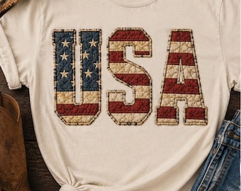 Quilted USA Shirt