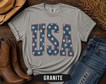 USA Stars Comfort Colors Shirt