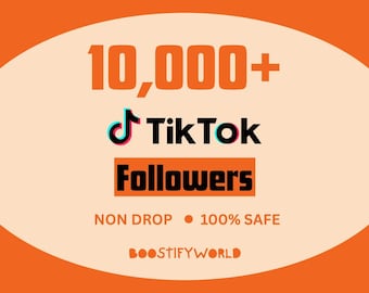 Tiktok Non-Drop High Quality 100% Real Social Media Growth Service, Profile Boost