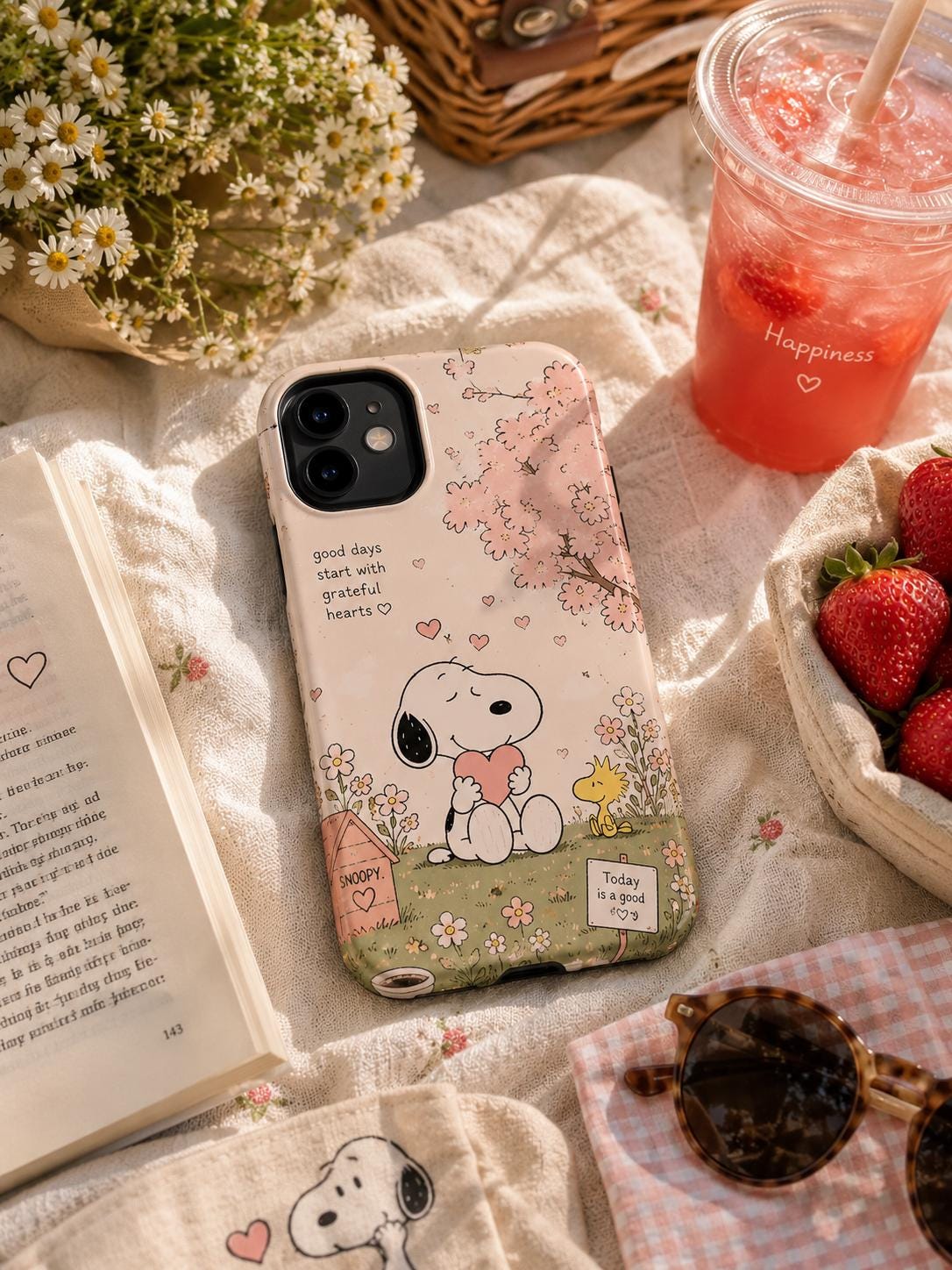 Snoopy Cherry - Etsy