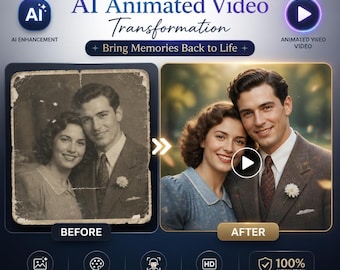 Transformación de fotos antiguas en vídeos animados con IA: recupera recuerdos y consigue un resultado cinematográfico.