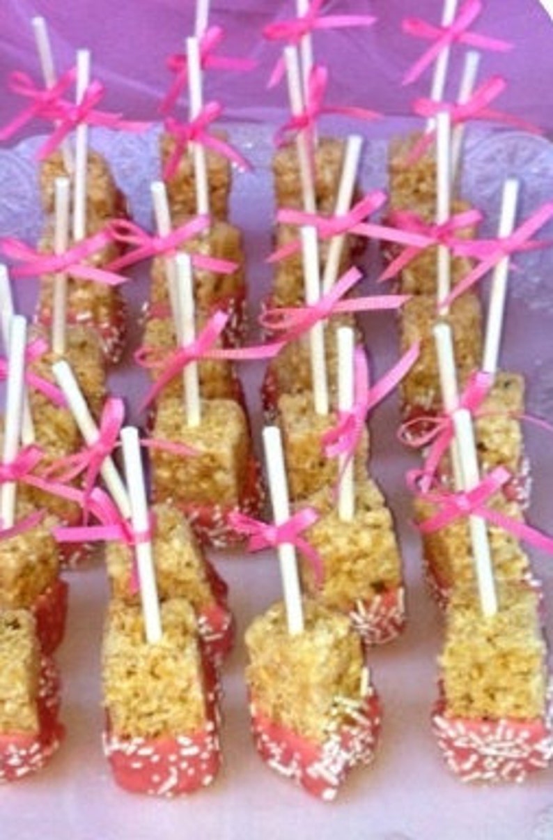 Rice Krispie Treat Party Favors Customized for any Occasion Etsy